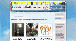 Desktop Screenshot of lamaisonduplombier.com
